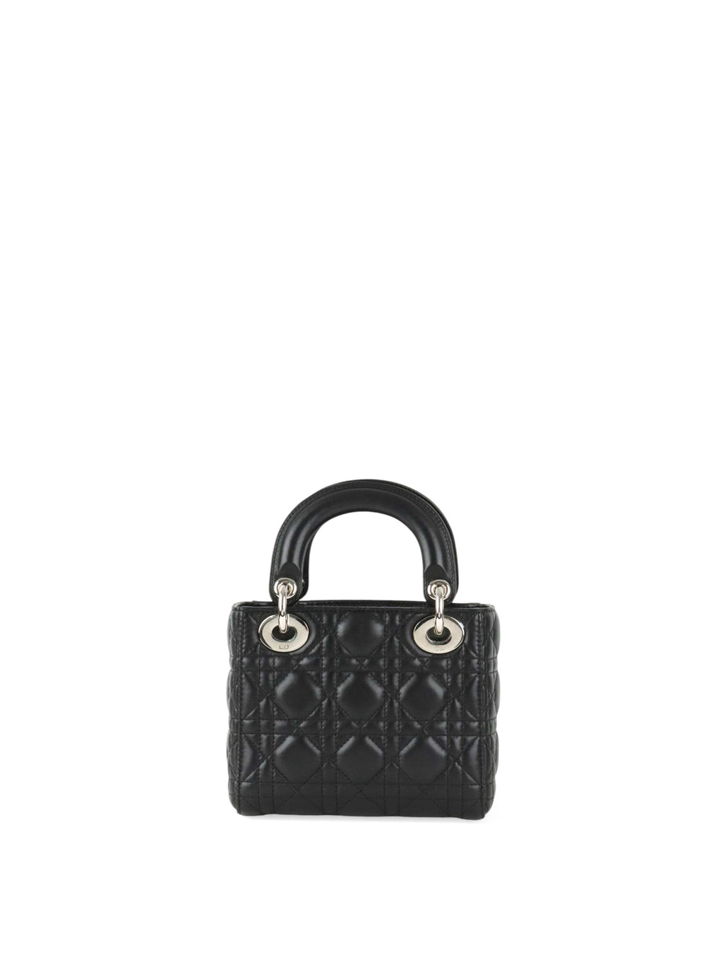 Dior Black Cannage Mini Dior SHW