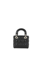 Dior Black Cannage Mini Dior SHW