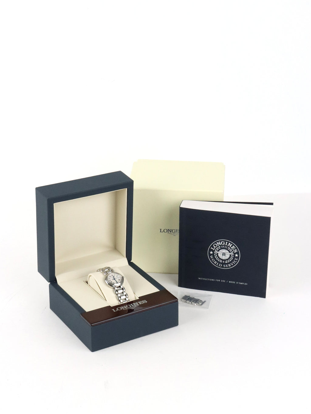 Longines Primaluna White Dial 26.5mm Quartz Watch