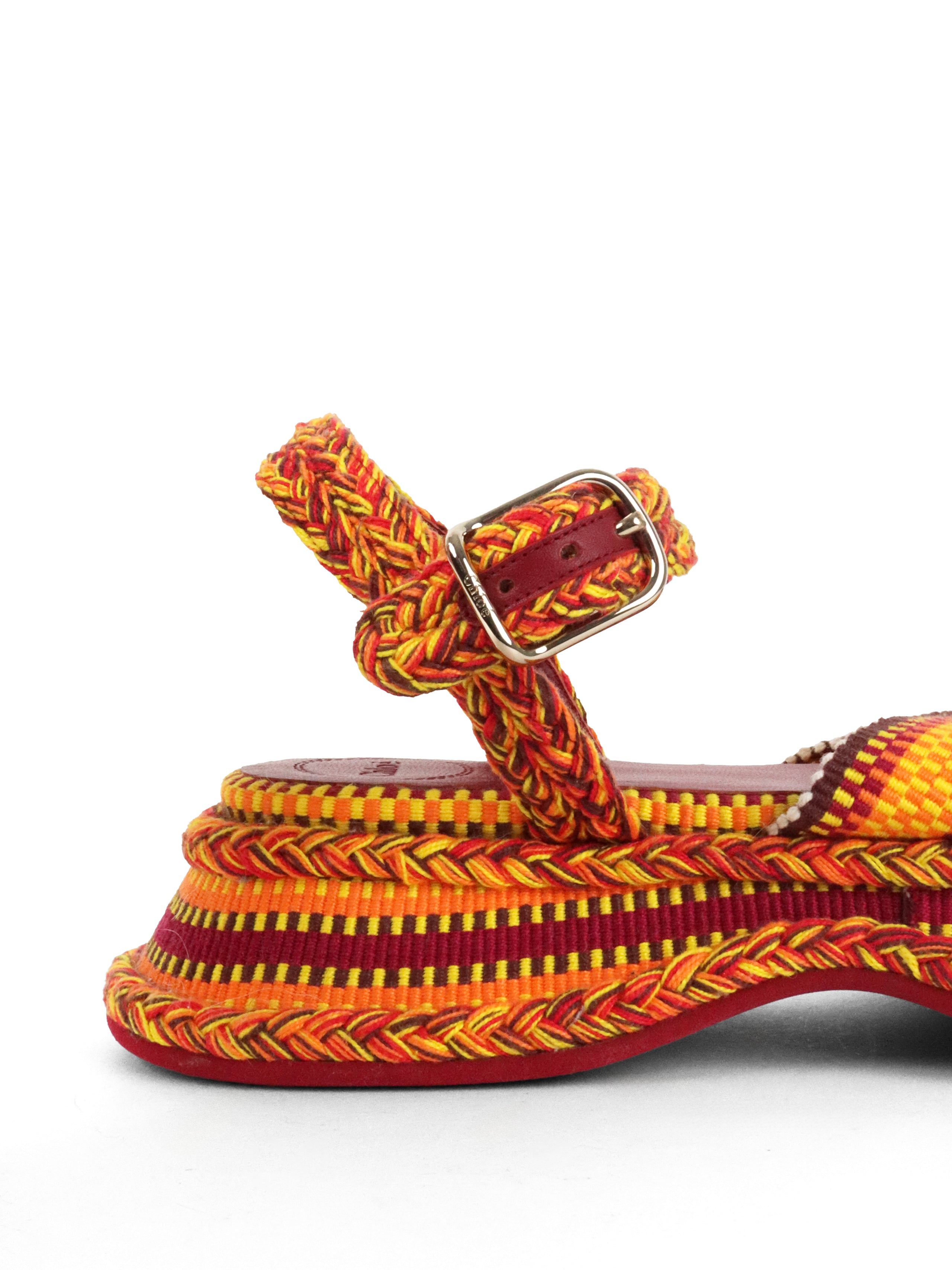Chloé Women's Meril Woven Platform Sandals EU40