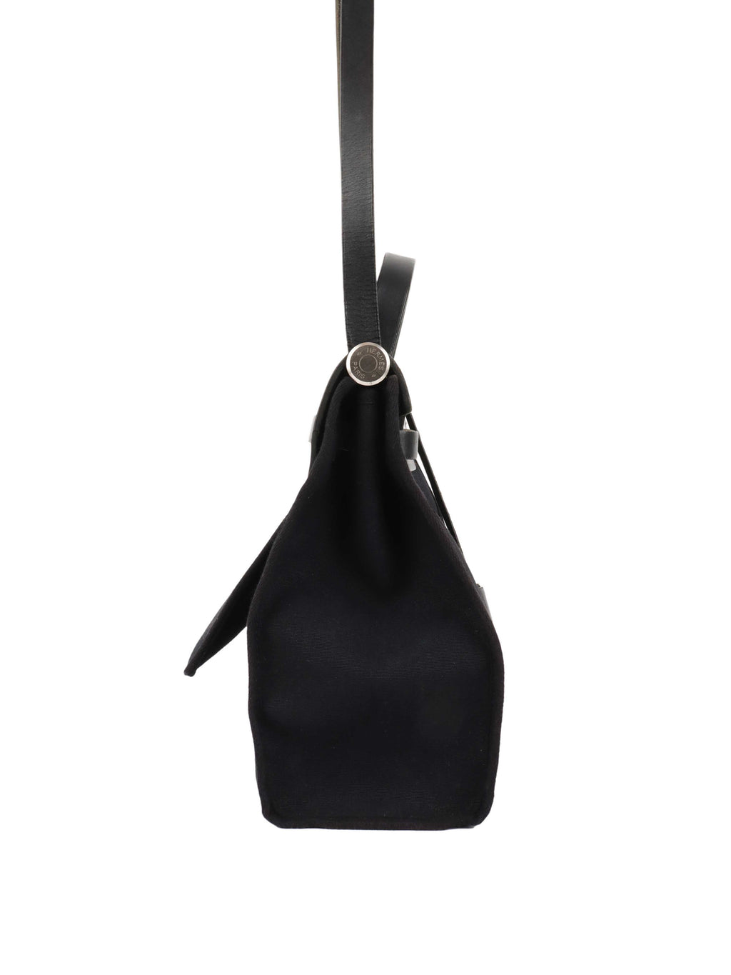 Hermes Vintage Black Herbag Stamp H 2004.