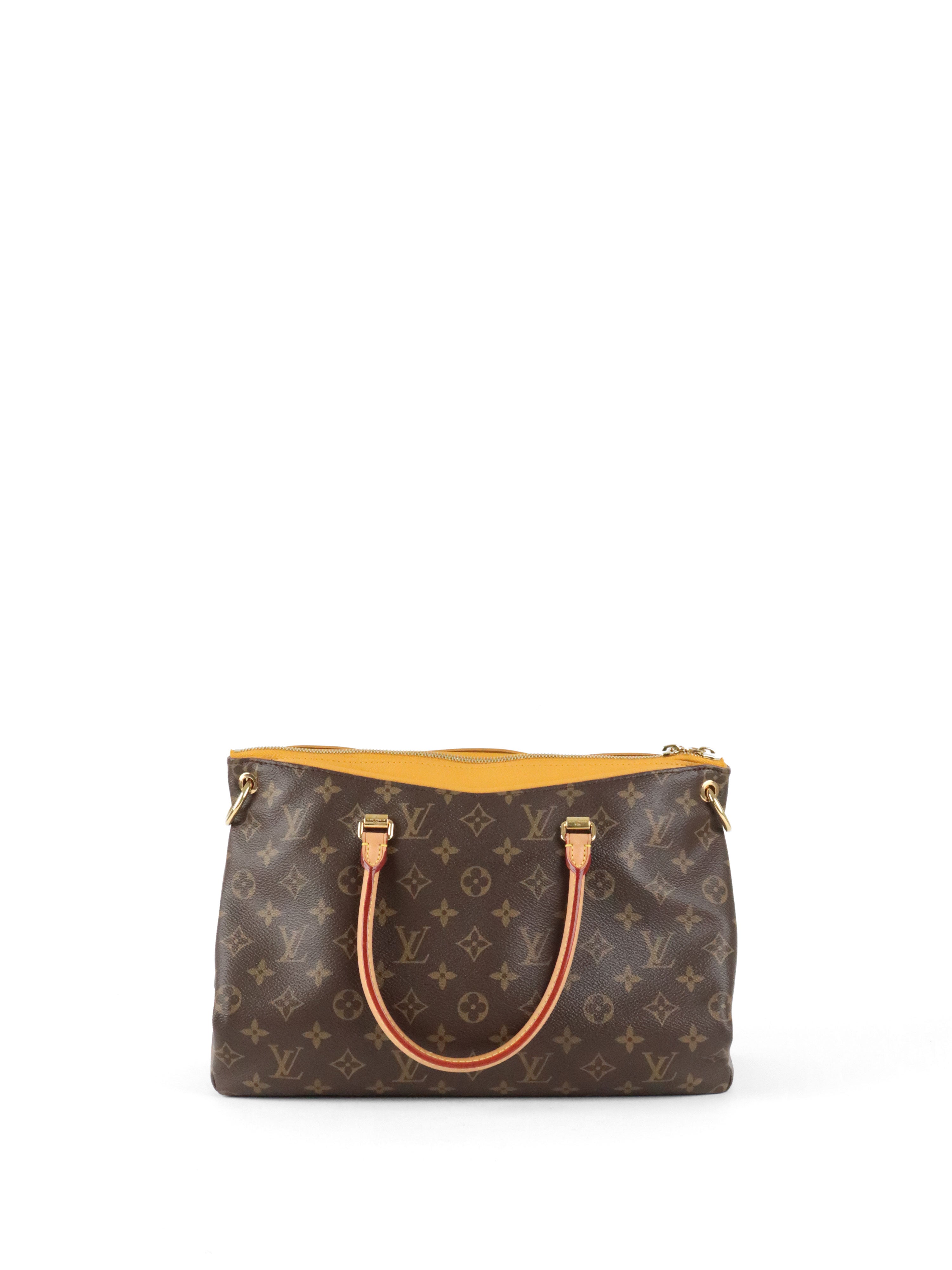Louis Vuitton Yellow Pallas MM Monogram Bag