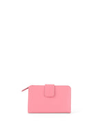 Prada Pink Zip Around Compact Wallet
