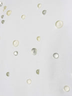Chanel White Bubble Short Sleeve Top.