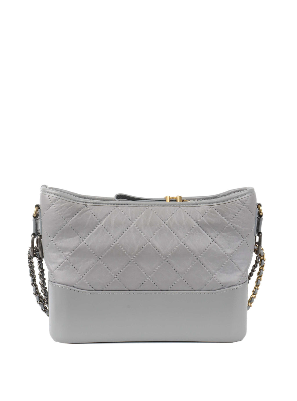 Chanel Medium Light Grey Gabrielle Bag.