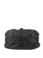 Bvlgari Black Leather Shoulder Bag with Handles.