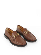 Gucci Men's Brown Horsebit Loafer size 5
