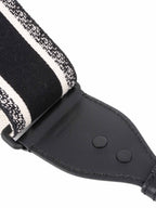 Dior Black & White Guitar Shoulder Strap.
