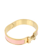 Hermes Rose Pink Clic H PM Bracelet.