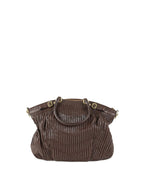 Coach Vintage Dark Brown Sophia Madison Satchel Shoulder Bag