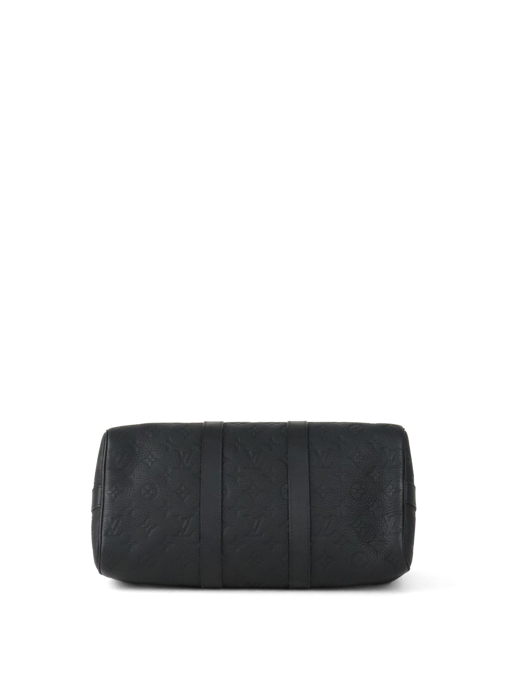 Louis Vuitton Black Monogram Taurillon Keepall Bandoulière 35