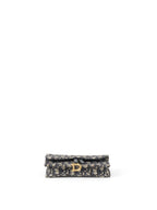 Dior Navy Oblique Saddle Belt Bag