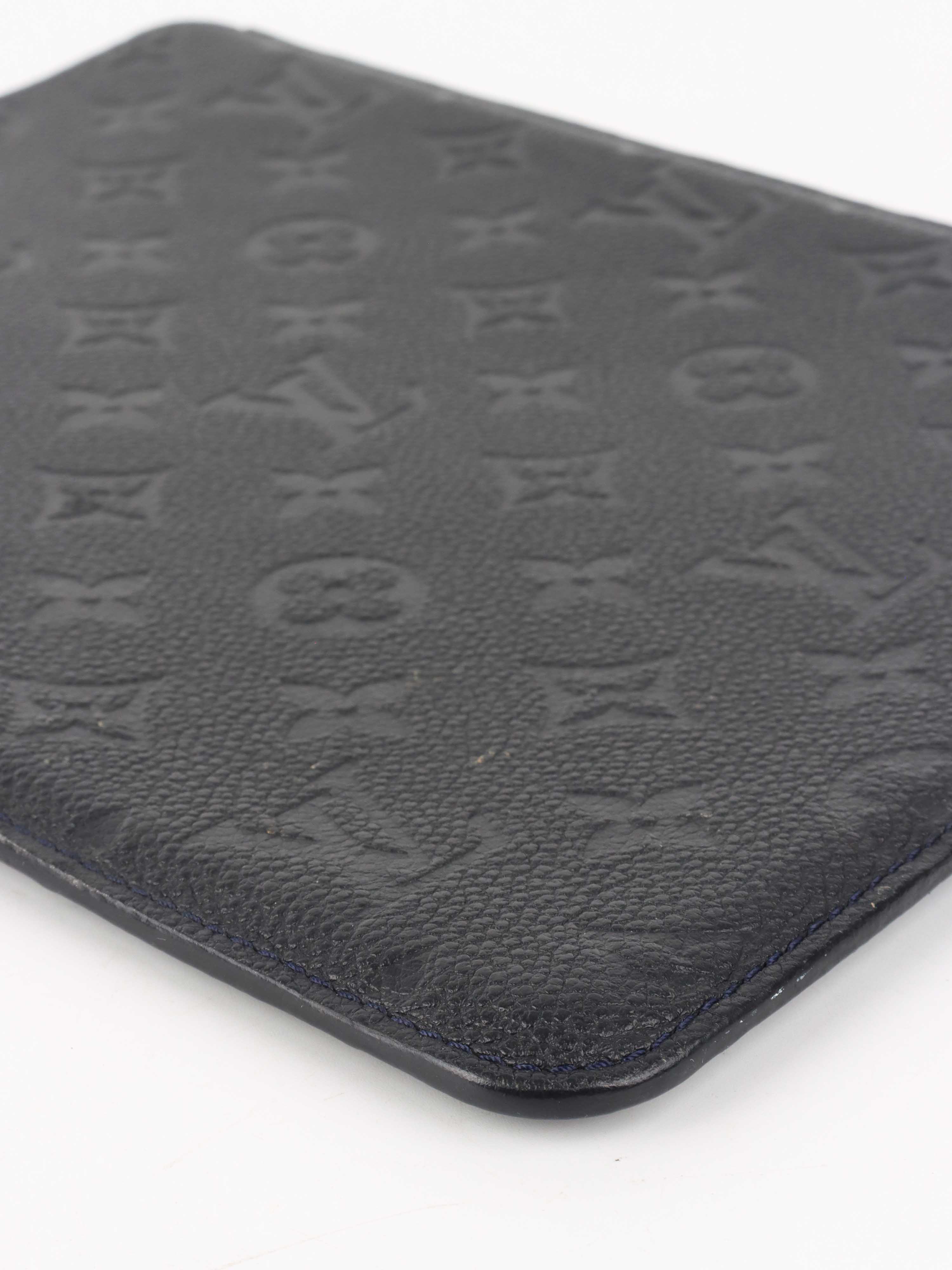 Louis Vuitton Black Monogram Empreinte iPad Case