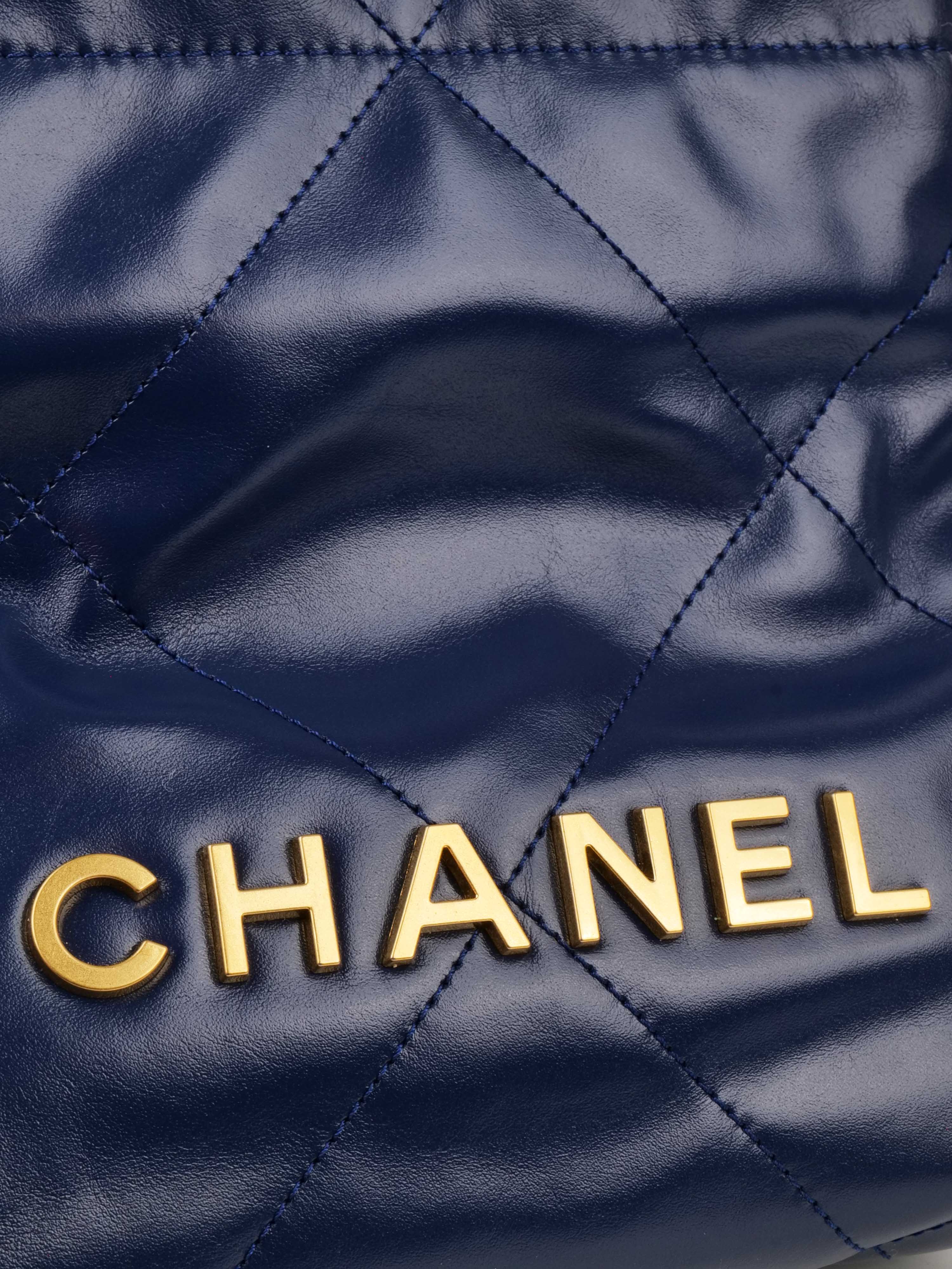 Chanel 22 Navy Mini Shoulder Bag.