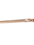 Fendi Rose Gold Frame Sunglasses.
