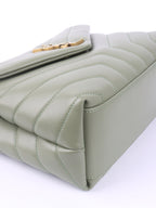 Saint Laurent Light Sage Small Loulou Bag.