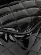 Chanel Black Patent Shoulder Bag.