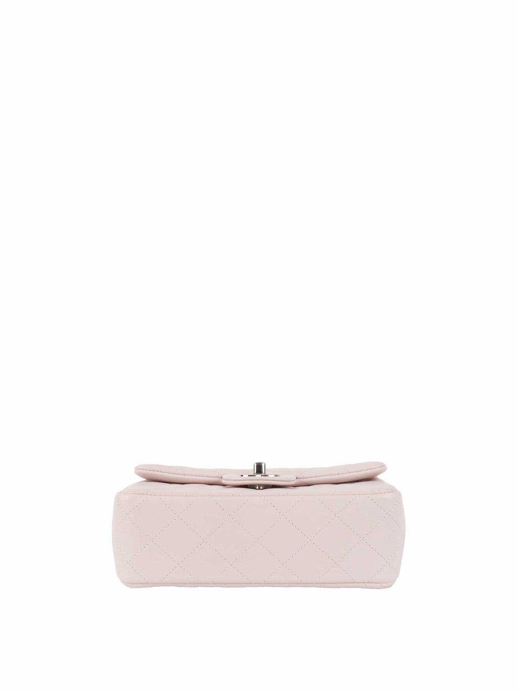 Chanel Light Pink Mini Rectangular Classic Flap SHW.