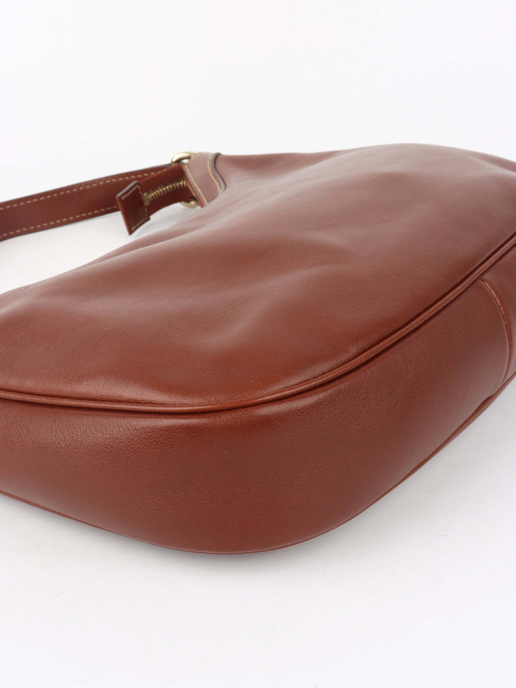 Gucci Cognac Hobo Shoulder Bag.