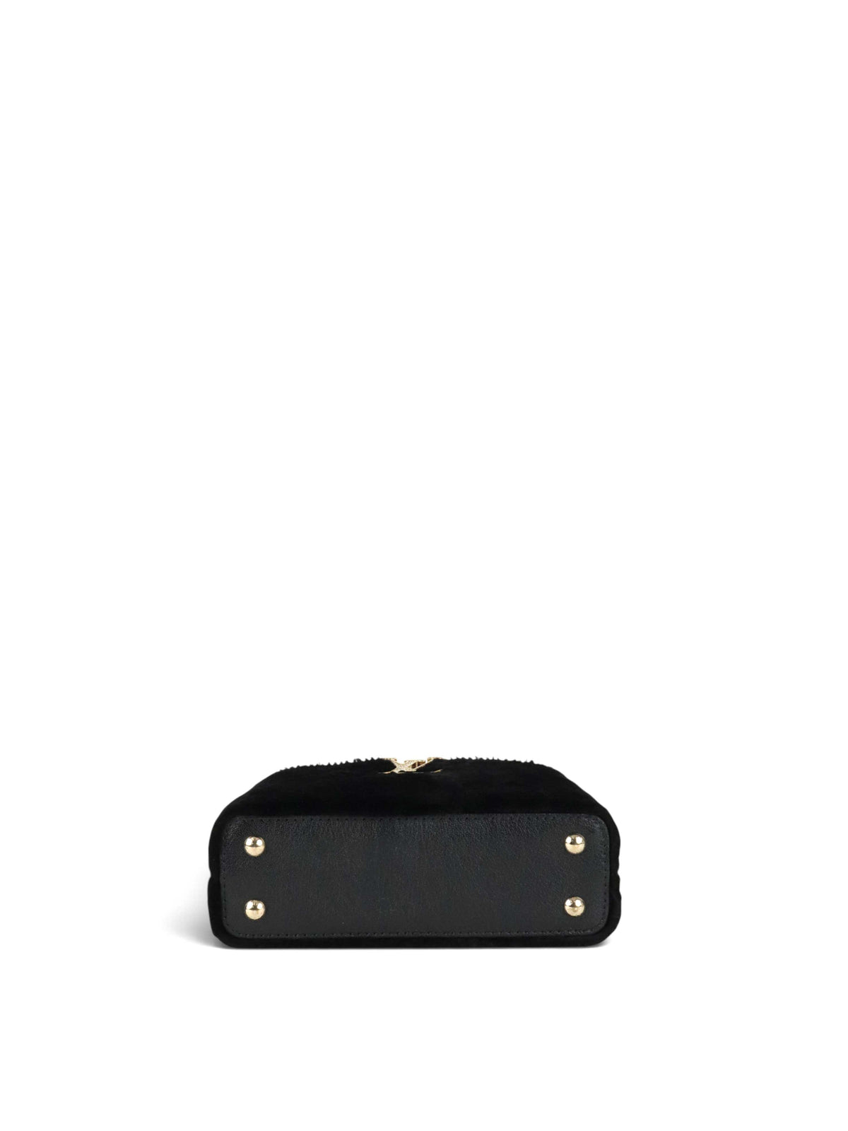 Louis Vuitton Black Sherling Mini East West Capucines