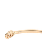 Gucci GG Running 18K Yellow Gold Cuff Bracelet.