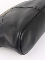 Givenchy Vintage Black Leather Crossbody Bag.
