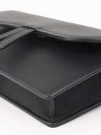 Dior Black Saddle Belt Pouch.