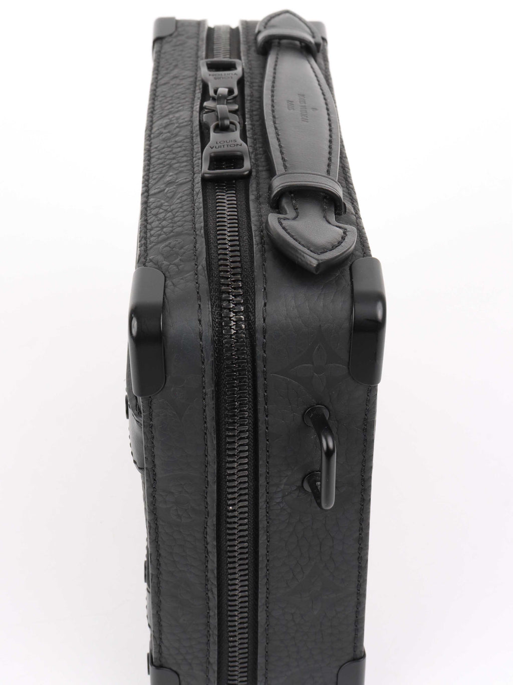Louis Vuitton Black Handle Soft Trunk.