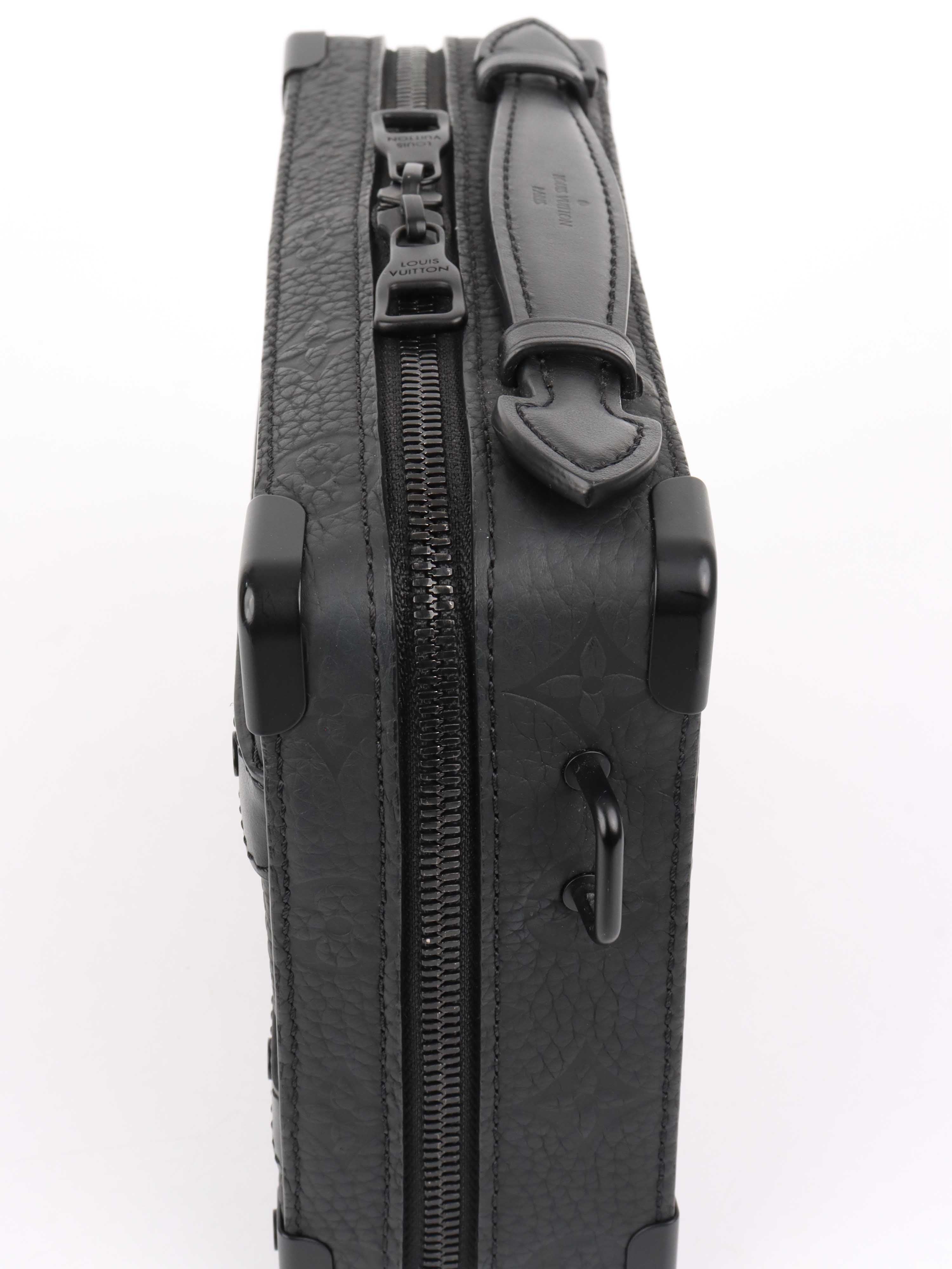 Louis Vuitton Black Handle Soft Trunk.