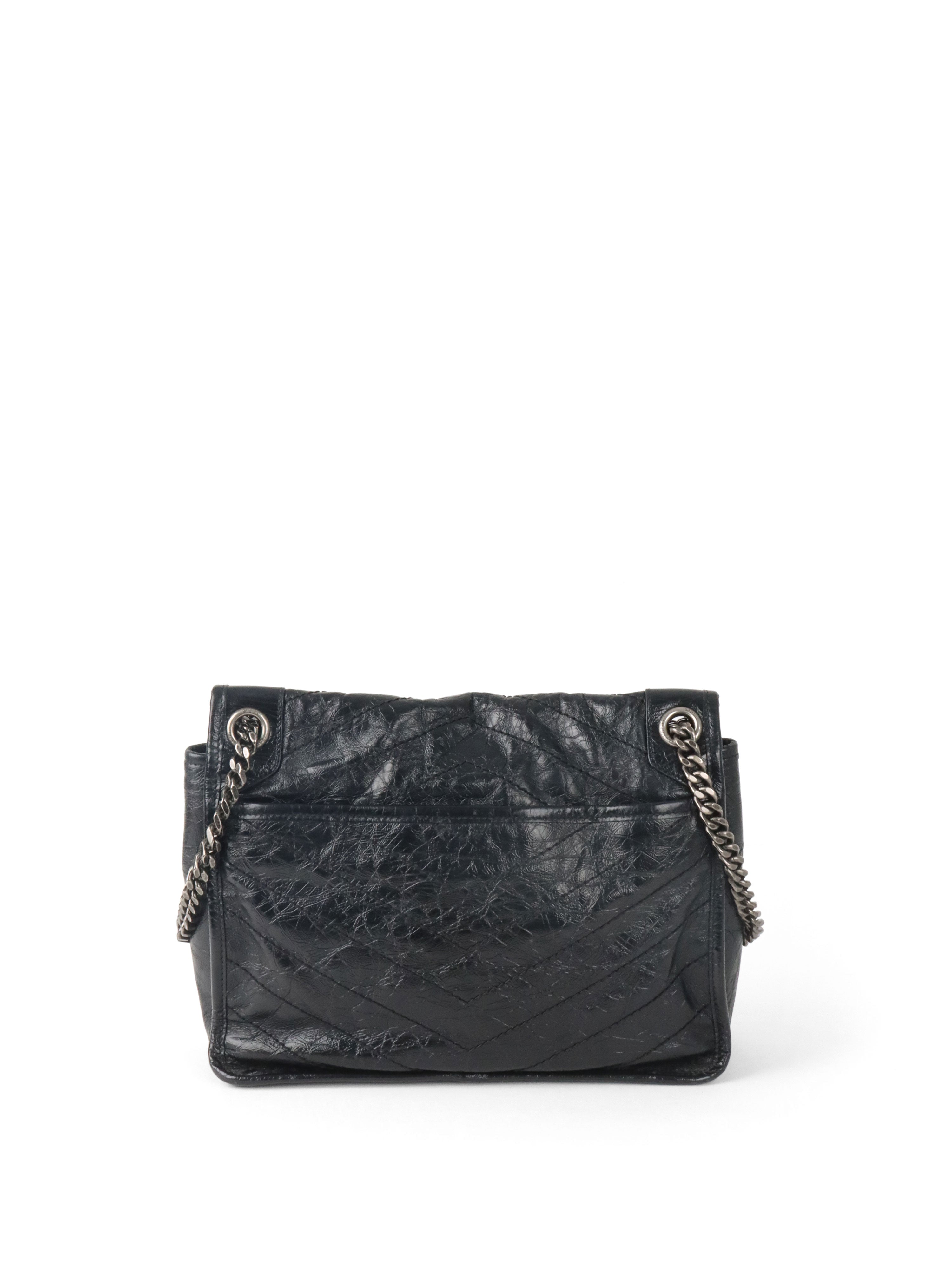 Saint Laurent Black Medium Niki Bag.