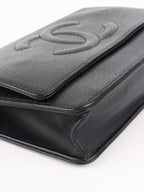 Chanel Black Caviar Wallet on Chain.