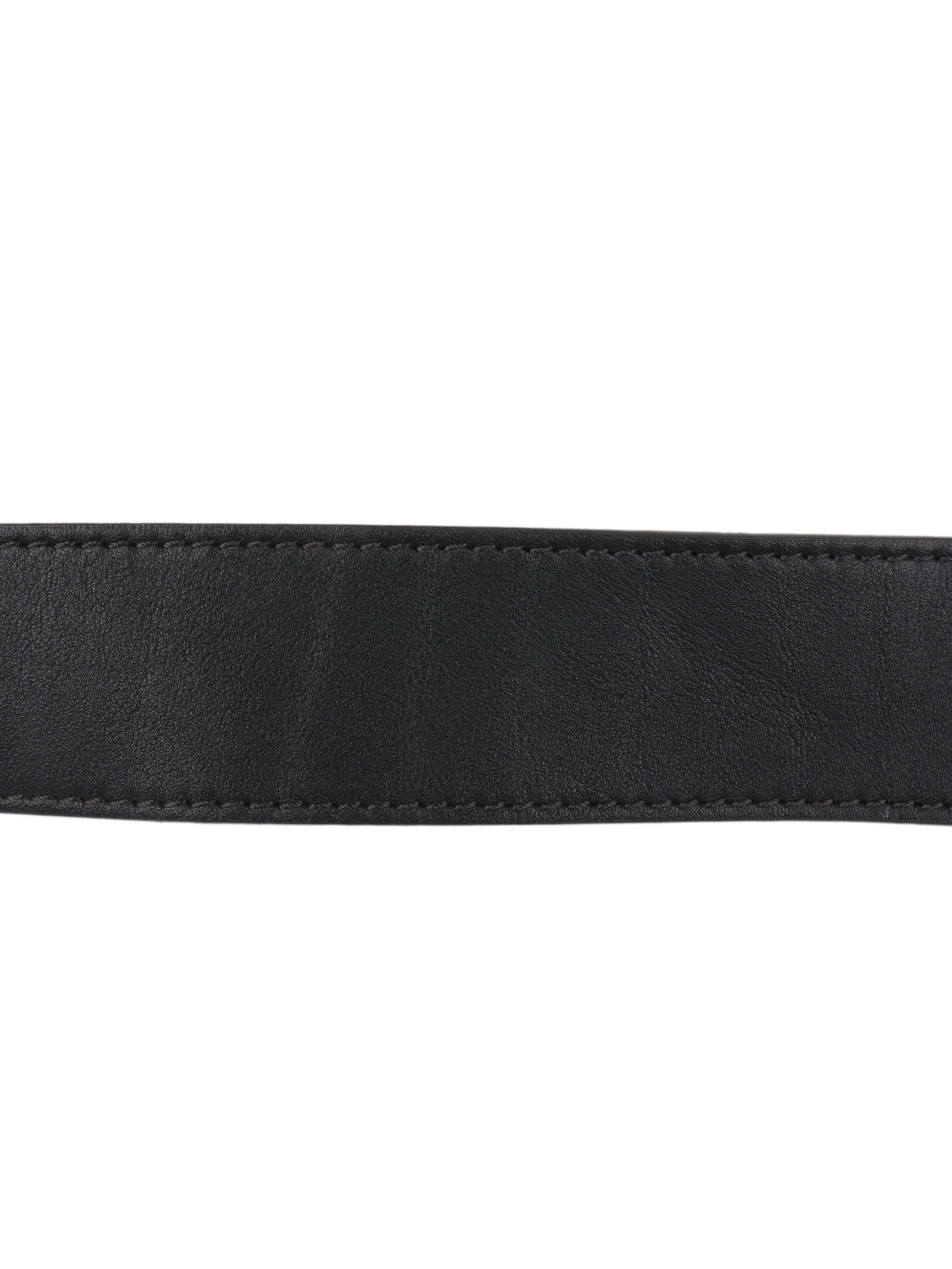 Versace Black Virtus Chain Shoulder Bag.