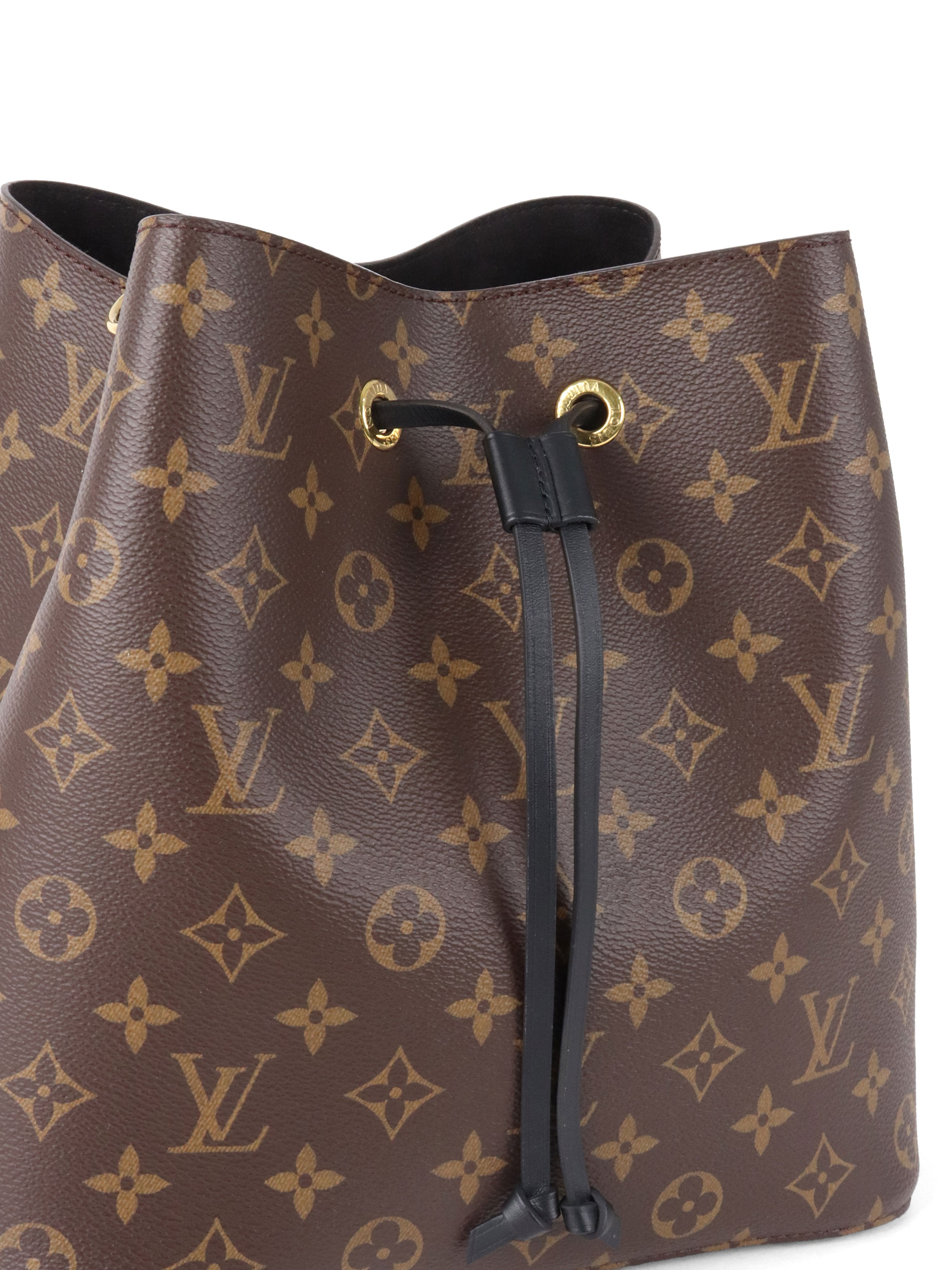 Louis Vuitton Black Monogram NéoNoé Bag.