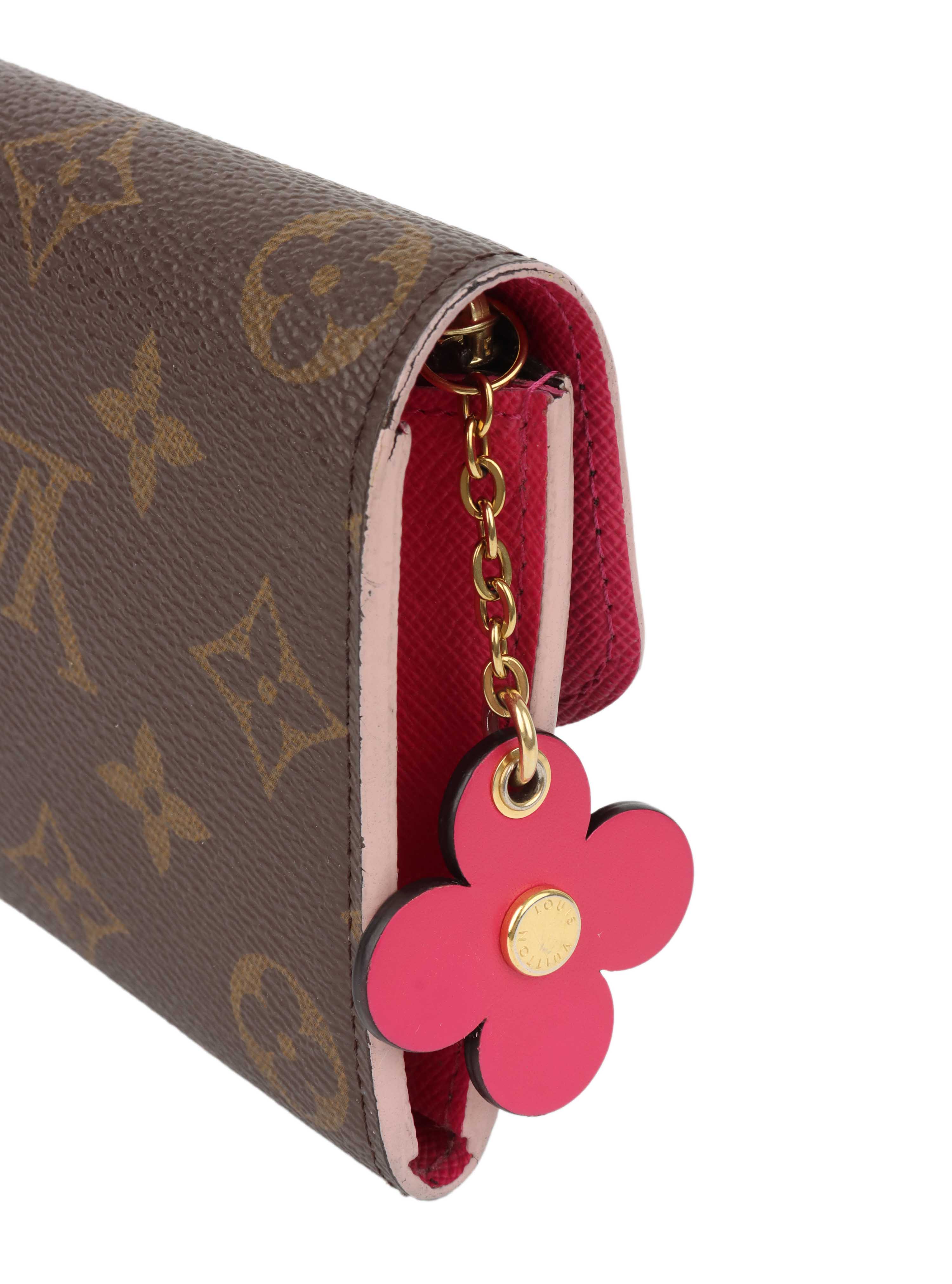 Louis Vuitton Monogram Bloom Flower Emilie Wallet.