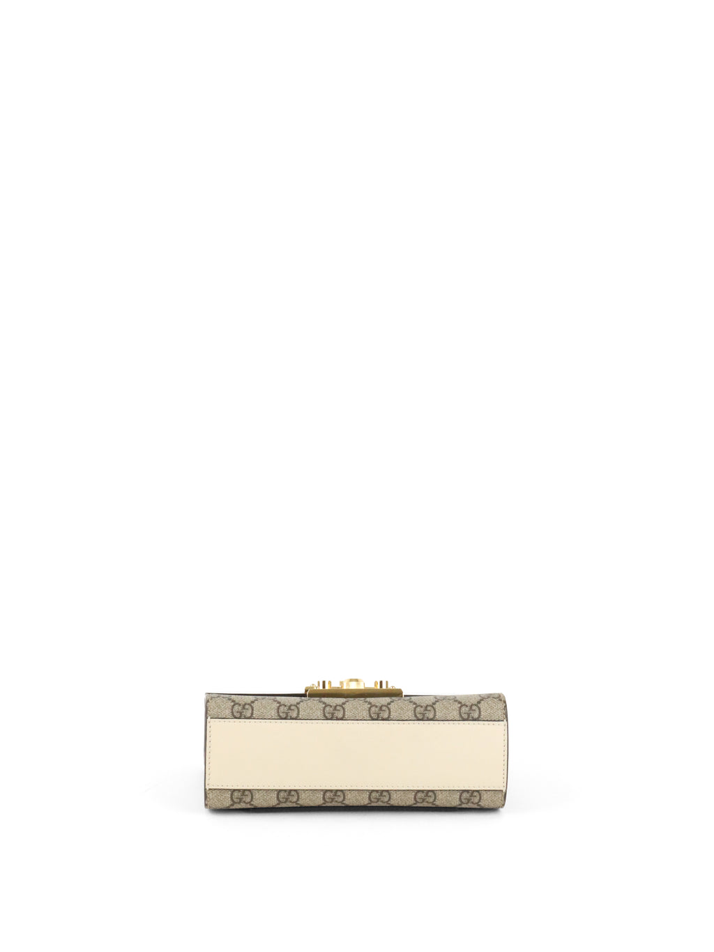 Gucci Small White GG Padlock Shoulder Bag