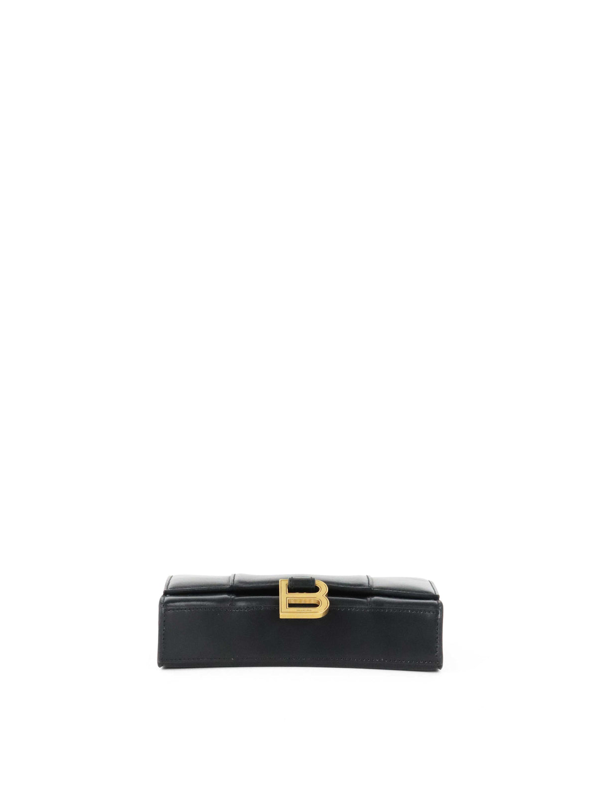 Balenciaga Black Hourglass Wallet On Chain