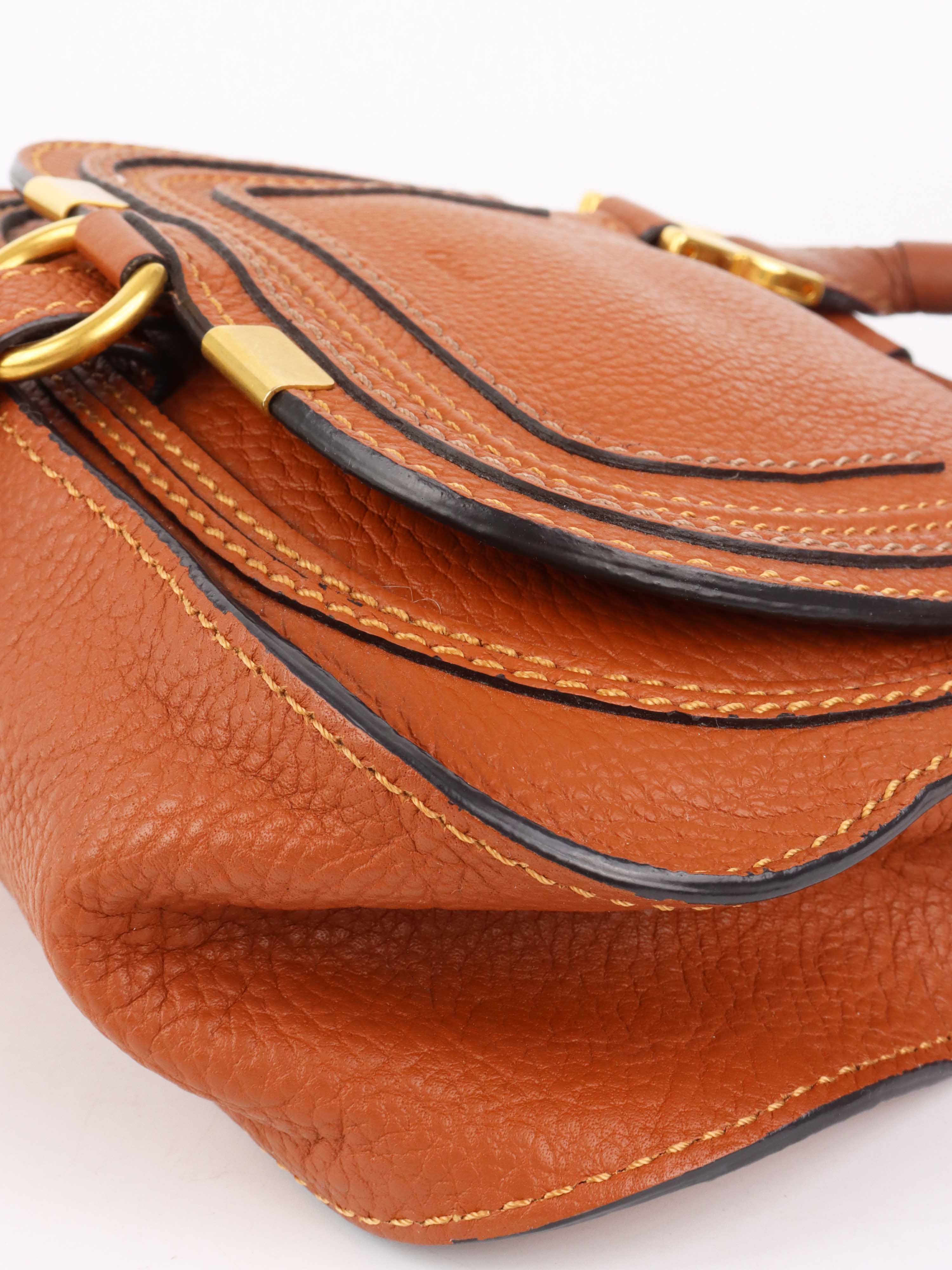 Chloe Brown Mini Marcie Bag.