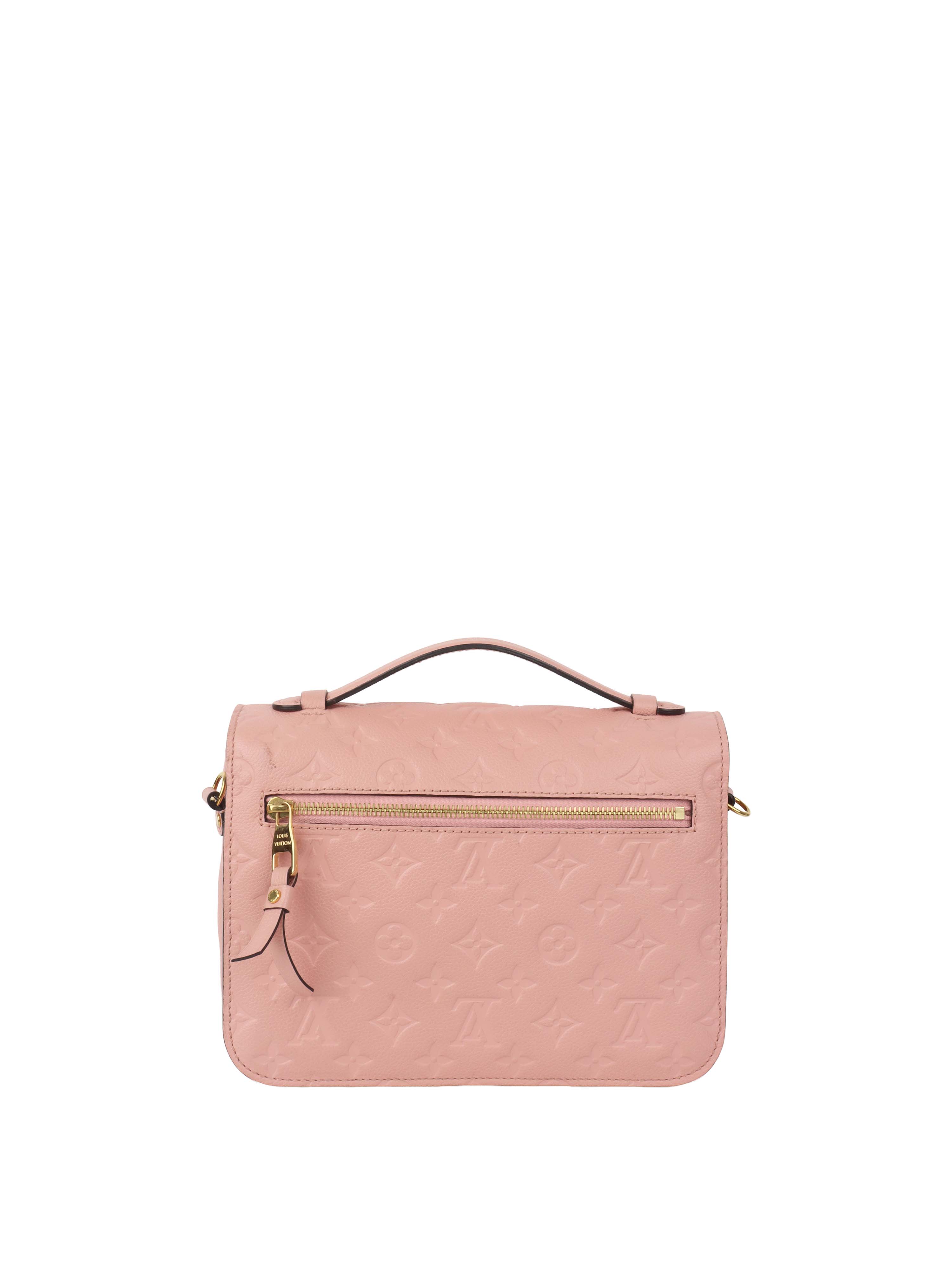 Louis Vuitton Pink Monogram Empreinte Leather Metis