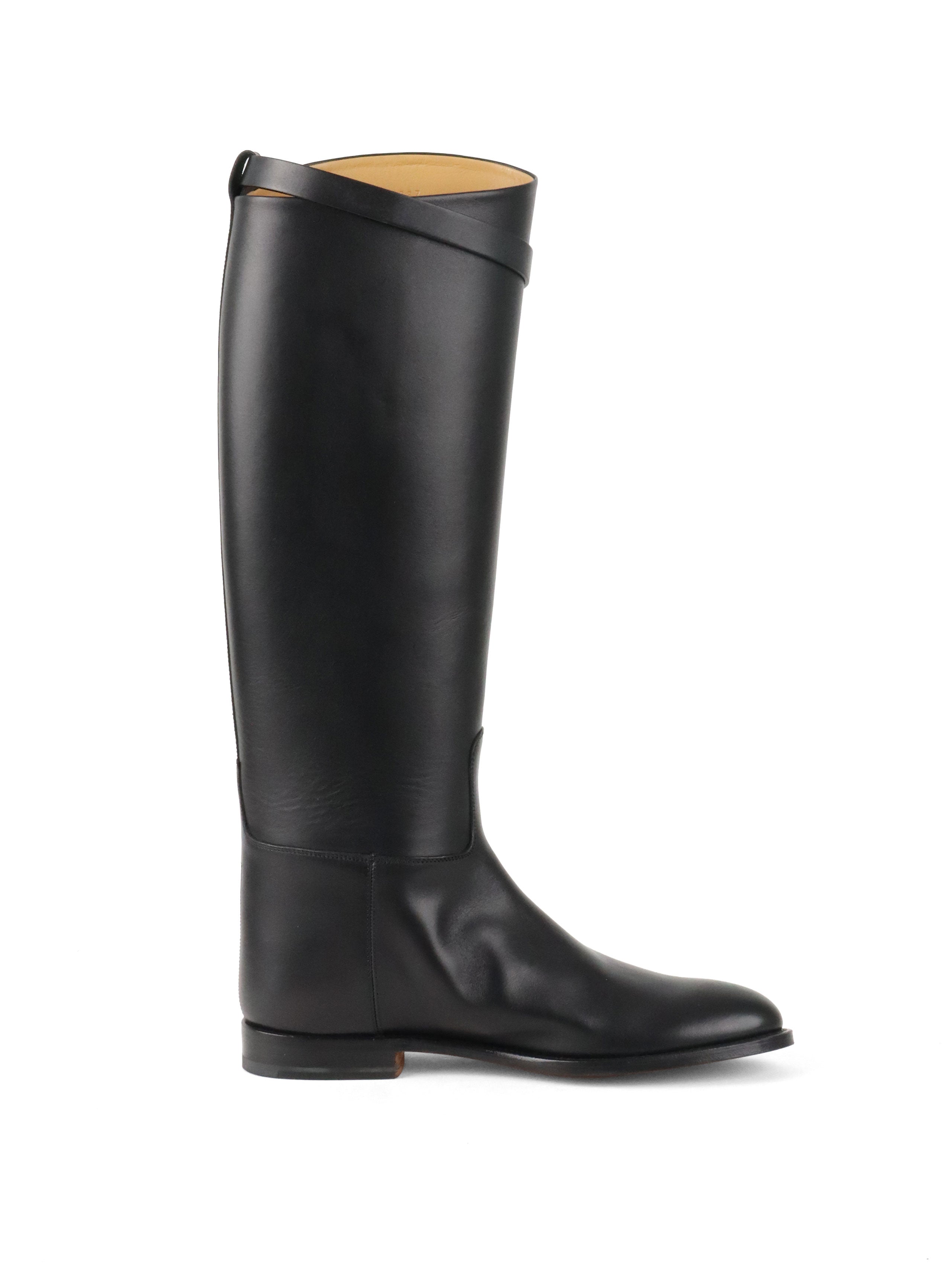 Hermes Noir Jumping Boots size 39 PHW