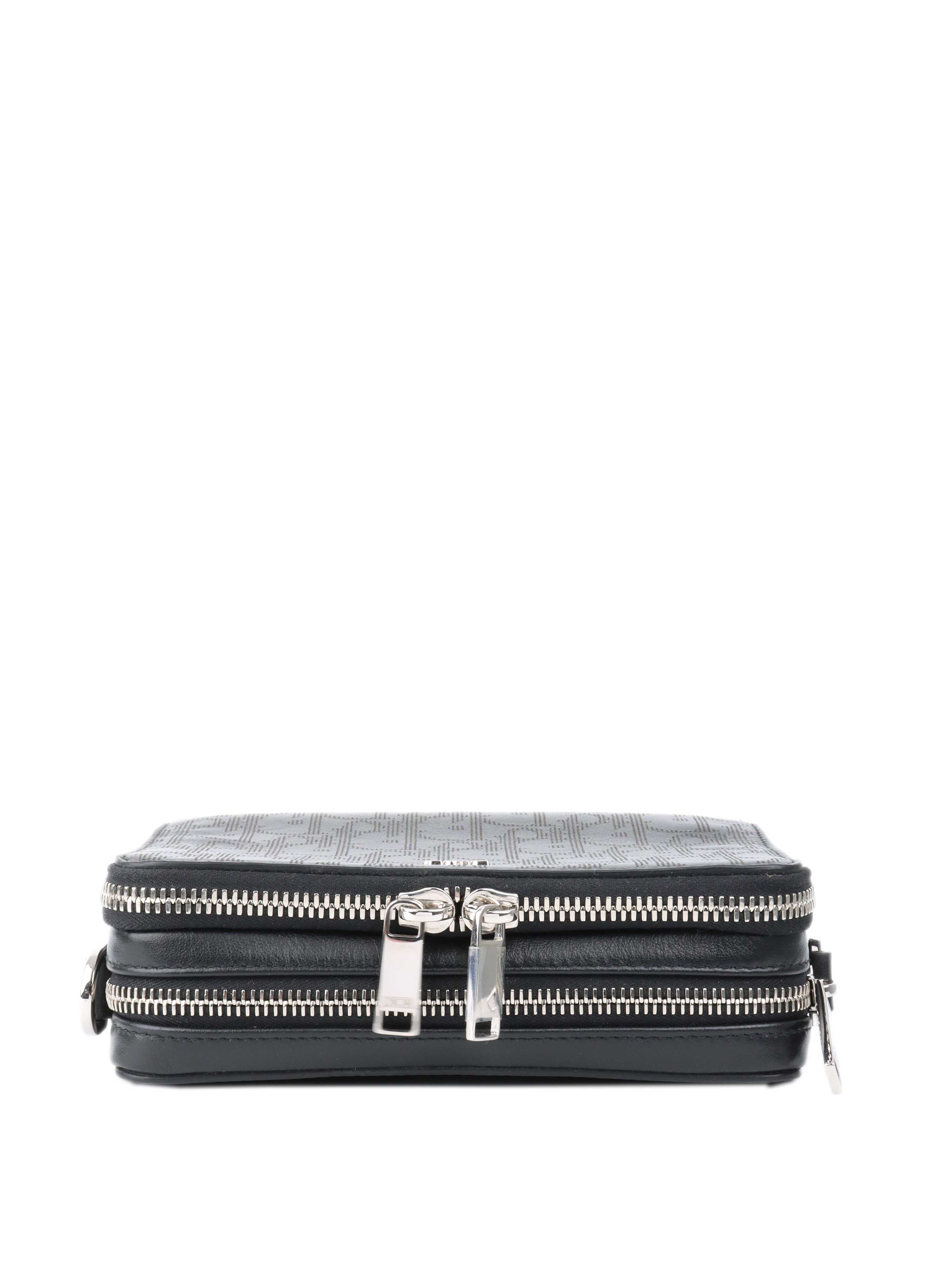 Dior Black Monogram Double Zip Camera Bag.