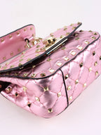 Valentino Electric Pink  Rockstuds Spike Micro Bag
