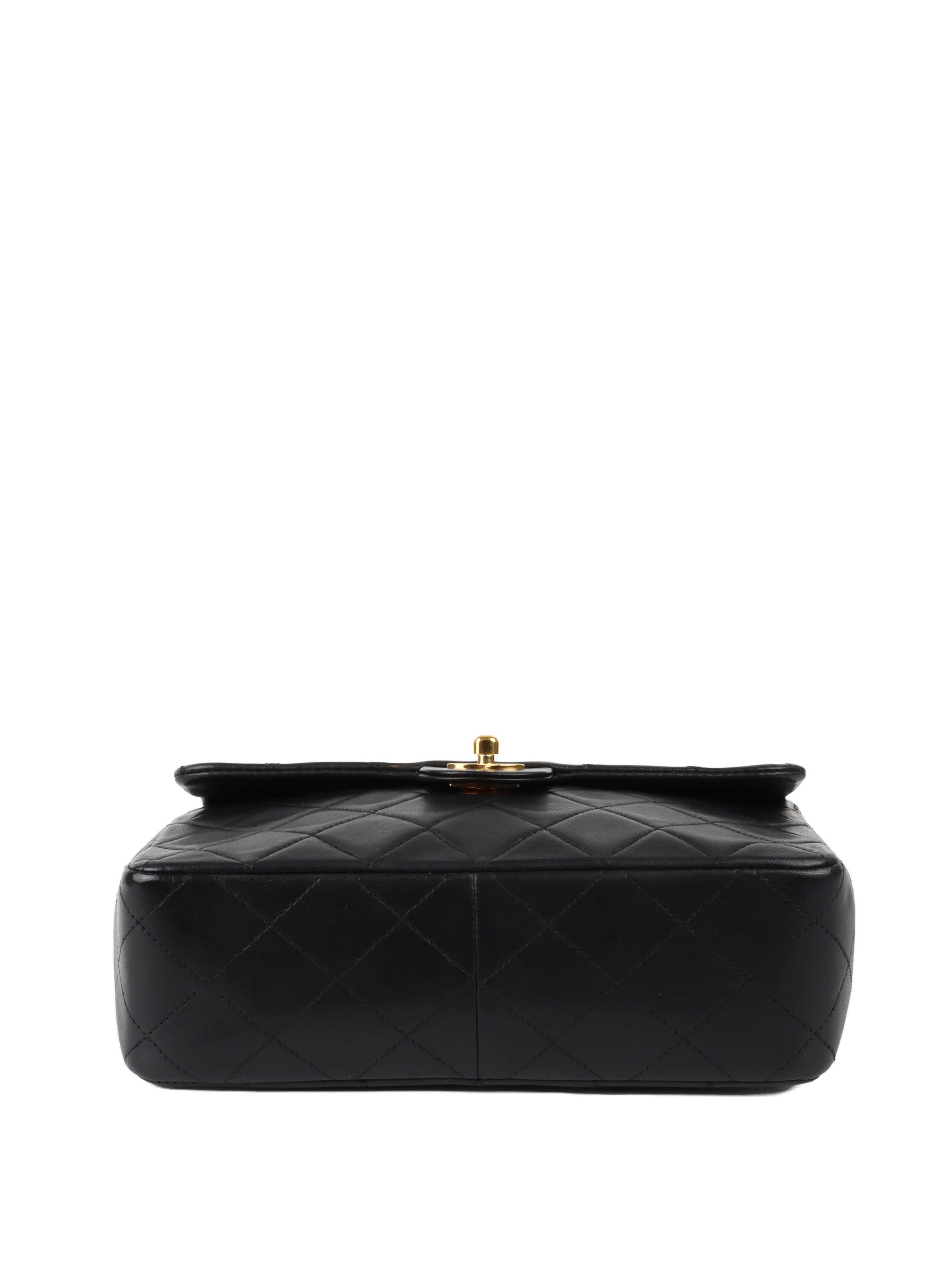 Chanel Black Vintage Flap Bag GHW.