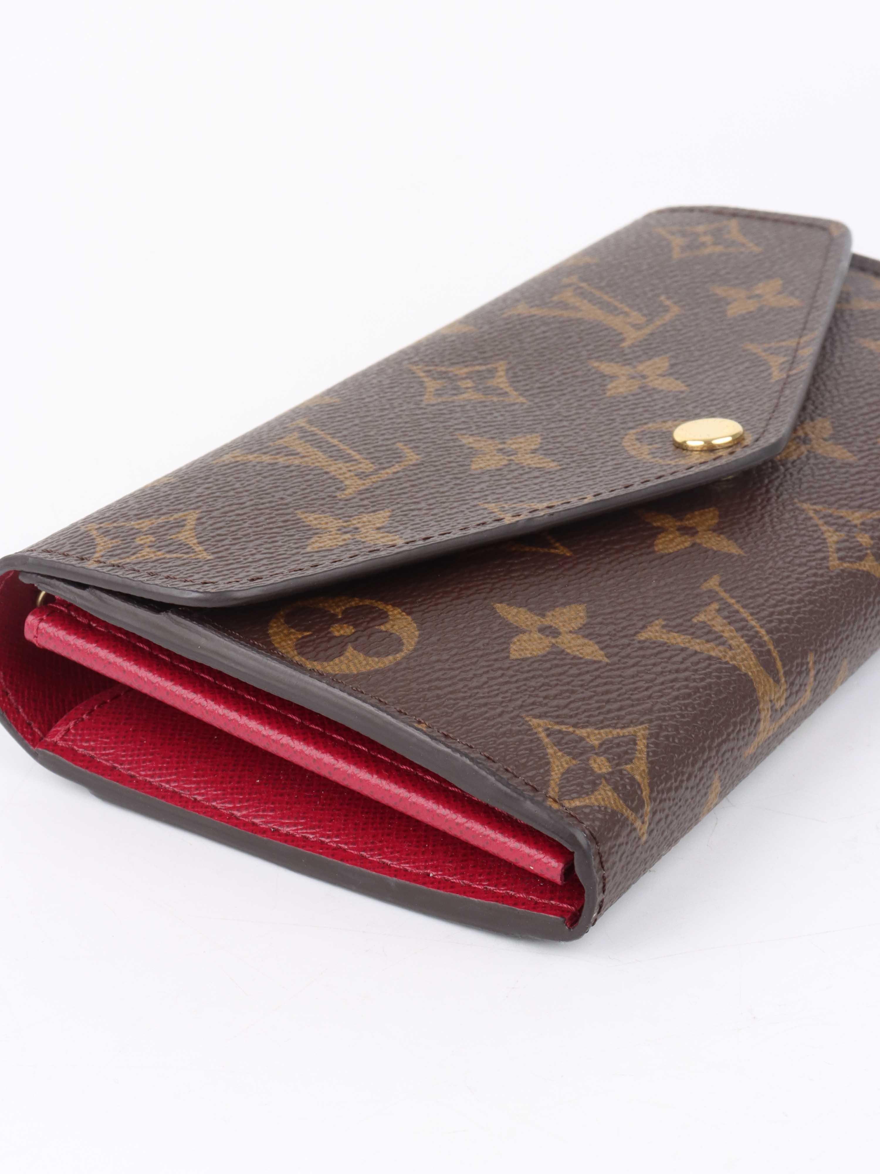 Louis Vuitton Monogram Sarah Wallet.