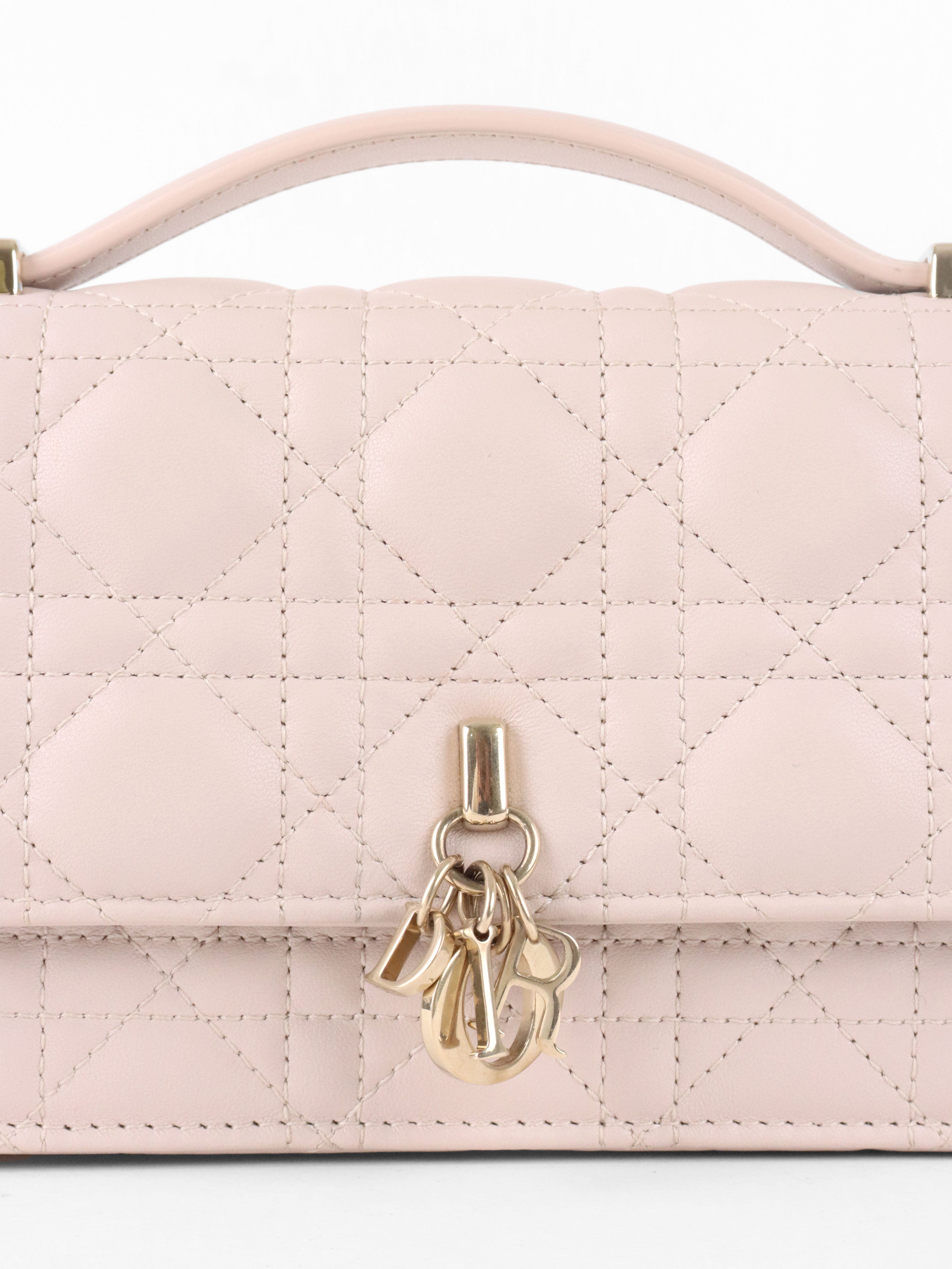 Dior Rose Lingerie Cannage My Dior Mini Bag