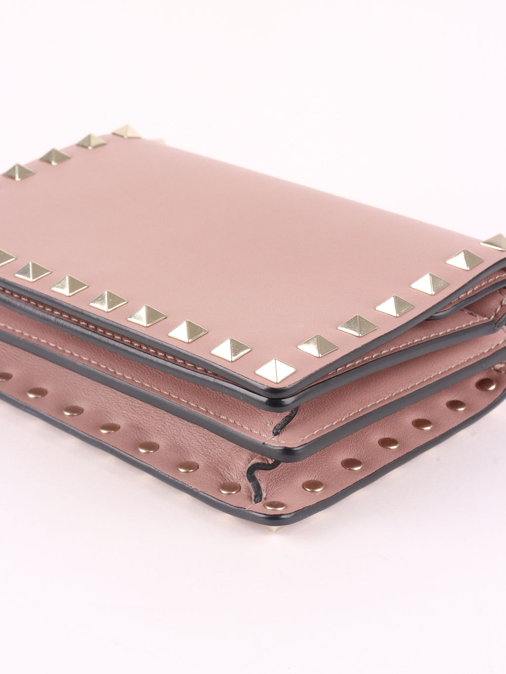 Valentino Garavani Pink Rockstud Cross Body Bag.