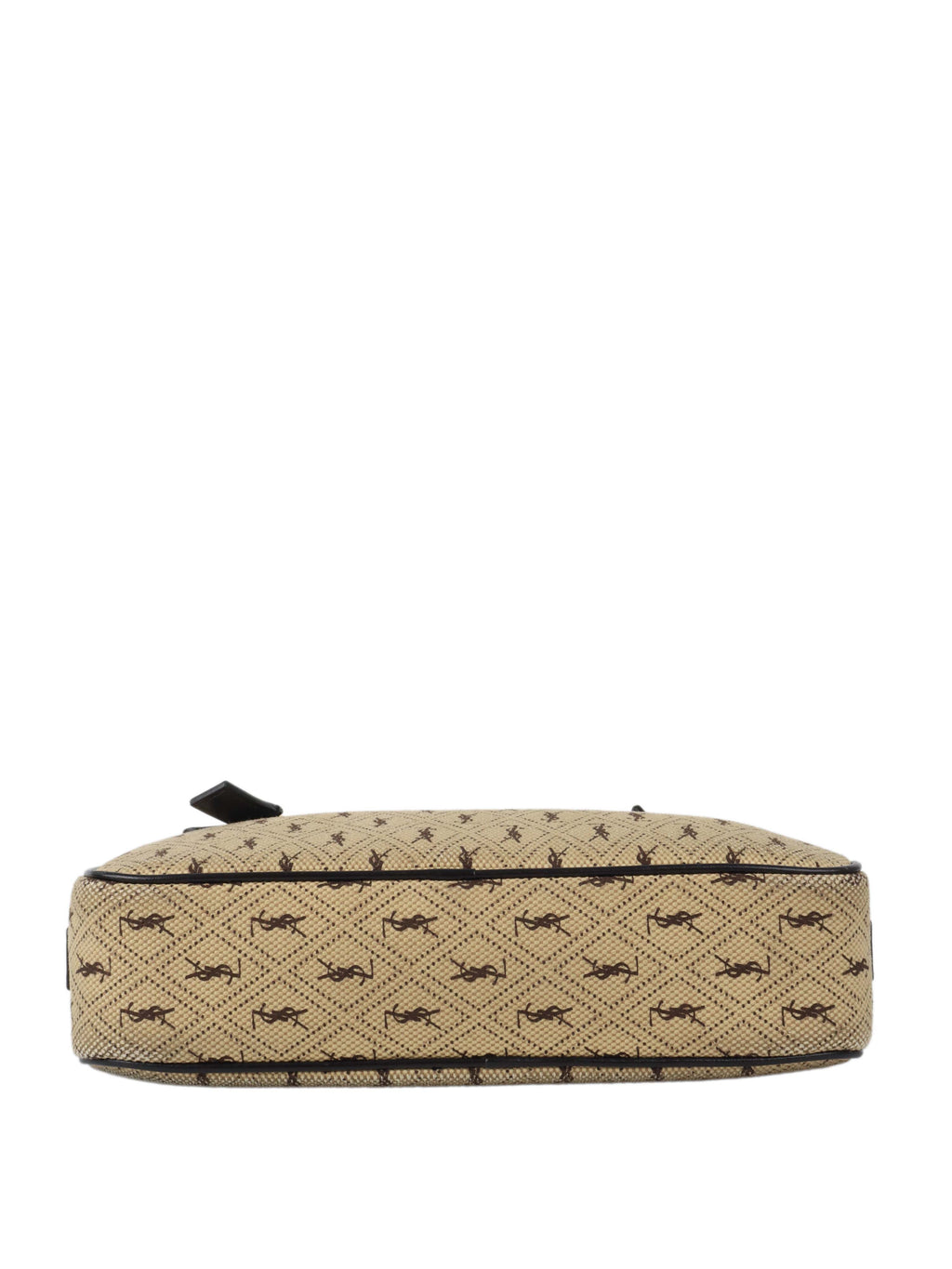 Saint Laurent Monogram All Over Canvas Camera Bag.