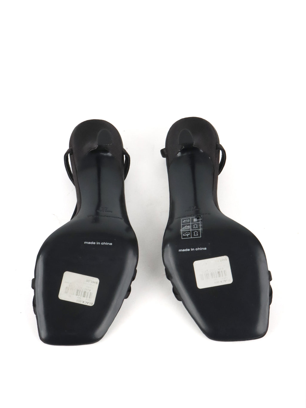Alexander Wang Black Ivy Logo Strap Sandal