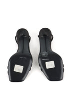 Alexander Wang Black Ivy Logo Strap Sandal