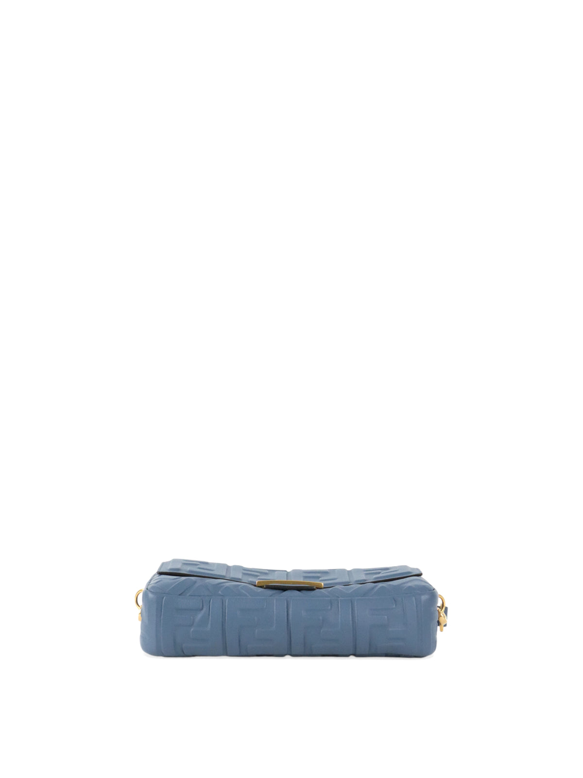 Fendi Navy Medium Baguette Lambskin Bag