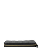 Louis Vuitton Black Monogram Empreinte Leather Clemence Wallet.